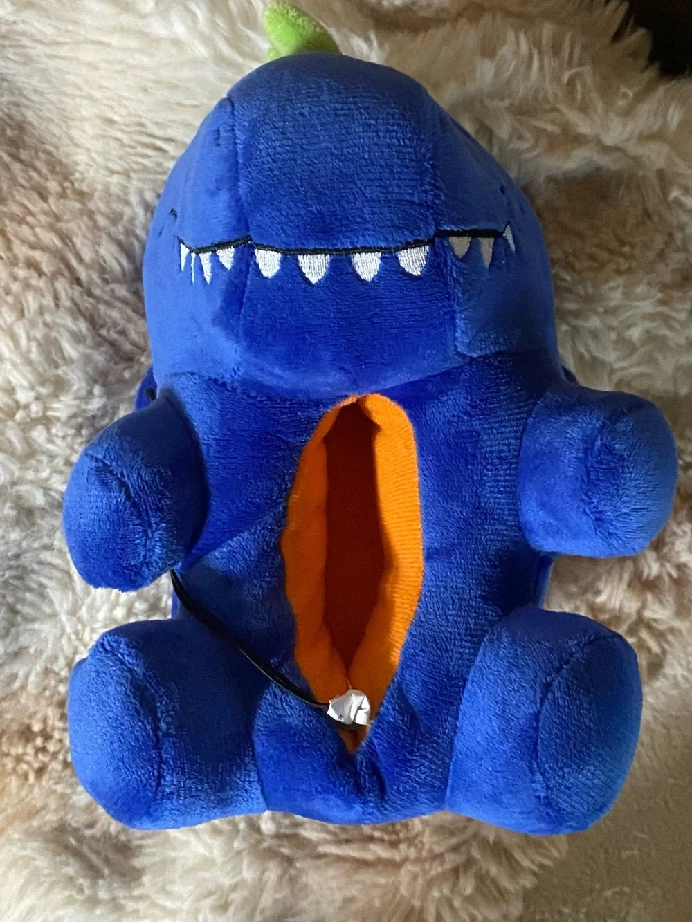 Blue Dinosaur Toddler Slippers